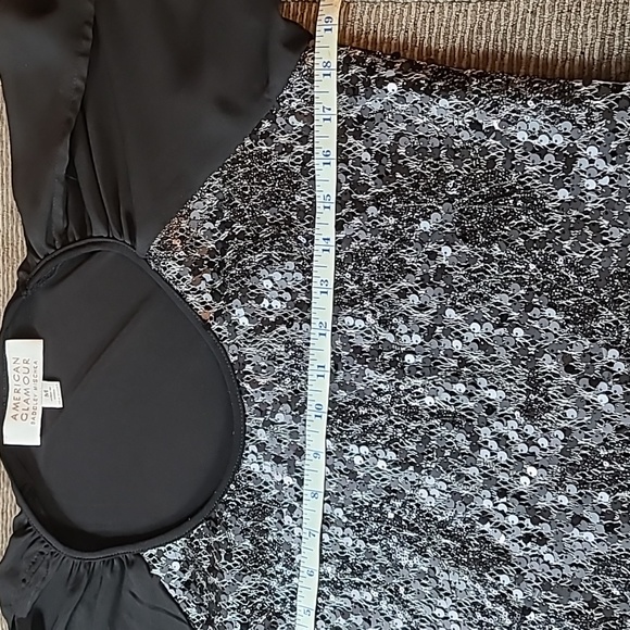 Badgley Mischka Sequined Blouse - Picture 9 of 11